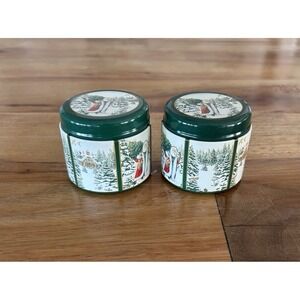 Retired Claire Burke Christmas Memories "Oh Christmas Tree" Candle Lot Of 2